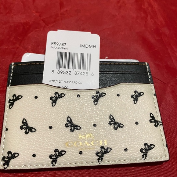 Authentic COACH CV CARD HOLDER PATENT LEATHER - Picture 4 of 8